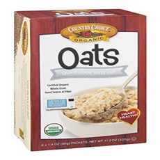 Organic Quick Cook Steel Cut Instant Oatmeal 1.4 Ounce 8 per Pack (Case of 6)
