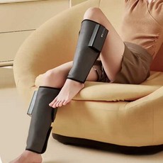 올솔드 발마사지기 안마기 온열 종아리 무선 지압, 그레이 라이트 2팩 온찜질+마사지