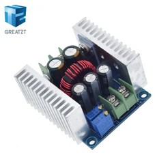300W 20A DC-DC 벅 컨버터 스텝 다운 모듈 정전류 LED 드라이버 전력 스텝 다운 전압 모듈 전해 커패시터, 단일옵션선택개