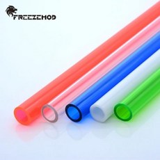 FREEZEMOD PEHDCO14 컴퓨터 물 냉각 PETG 관 10*14mm PETG 단단한 관 coloful 50CM., 04 transparent