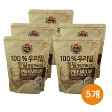100%통밀가루