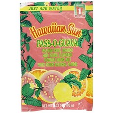 Hawaiian Sun Pass-o-guava Powder Drink Mix 하와이안 썬 페스 오 구아바 드링크 믹스 100g 3팩