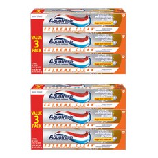 아쿠아후레쉬 미백 치약 Aquafresh Whitening Toothpaste Mint Blast 5.6oz X 3개 X 2팩 토탈 치약 6개 52000원, 158.7g - 아쿠아렁450t