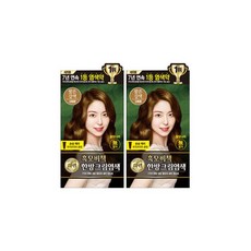 리엔 흑모비책 크림 염색약 120g 와인갈색x2개 ., 2개
