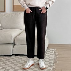 컬러골덴배기팬츠(융털) 겨울바지 긴바지 따뜻한바지 빅사이즈 밴딩팬츠 고무줄바지 골덴바지