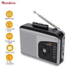 휴비나인 카세트녹음기플레이어 Ezcap234 오리지널 테이프 카세트 플레이어 AMFM 라디오 레코더 MP3 변환기 마이크로 SD 카드 오디오 캡처 박스