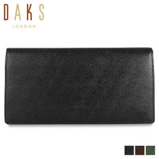 DAKS CLASSIC LONG WALLET 닥스 긴 지갑 맨즈 가죽 블랙 브라운 그린 블랙 DP34016