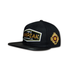 AIMPEAK47번 고급 명품모자 에임피크 남녀공용 골드자수 블랙 스냅백 모자 커플모자