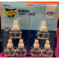 에프킬라 리퀴드 살충제 무향 리필 45일, 33ml, 6개