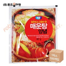 푸른 매운탕양념 한박스 60gx100ea 1722008, 60g, 100개