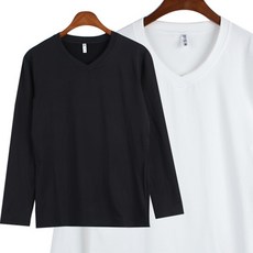 KKB 2191 남자기모브이넥언더웨어 블랙L-1장