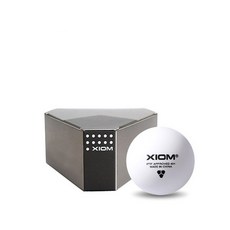엑시옴 탁구공 TTF 경기용 플라스틱볼 40+ 심리스 3입