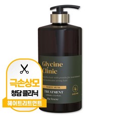 더노우 극 손상모 미용실 글라이신 클리닉 트리트먼트 1L, 1개, 1000ml