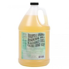 아담스 수제 비누 리퀴드 유기농 카스티야 두꺼운 핸드 1갤런 유칼립투스 스피어민트, Eucalyptus Spearmint, 128 Fl Oz (Pack of 1)