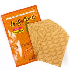 골드인삼 홍삼한방 산삼패드 파스형식 건강 선물 패치