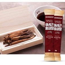 맛있는 6년근 홍삼정 스틱 30스틱(쇼핑백 포함)