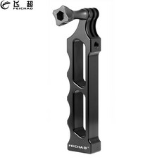 CNC 알루미늄 전술 스타일 핸들 Selfies 스틱 핸드 그립 마운트 엄지 나사 Gopro Hero 8 7 6 5 DJI Osmo 액션 카메라