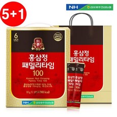 김포파주인삼농협 홍삼정패밀리타임100 10g 100포 6개