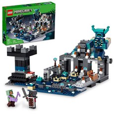 LEGO 마인크래프트 딥 다크 배틀 세트 21246 바이오메 어드벤처 장난감 소장 피규어가 있는 고대 도시 폭발탑 및 보물 상자 만 8세 이상 아동용164846