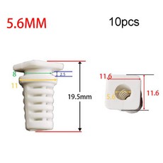 케이블 글랜드 커넥터 고무 스트레인 릴리프 코드 보호 커버 전동 공구 슬리브 전기 장비 부품용 10, 1개