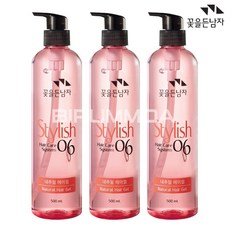 꽃을든남자 헤어케어시스템 내추럴 헤어젤 400ml, 3개