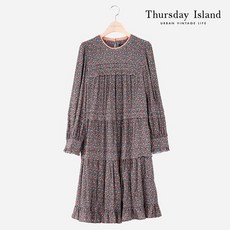  써스데이아일랜드 [Thursday Island] 턱 변형 셔링 미니 원피스(T216MOP153W)  상품 이미지