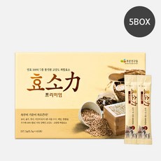 푸른친구들 효소력 프리미엄(3.5g x 45포)-5박스 100% 천연원료 발효 영양소 분해 및 흡수, 157.5g, 5개