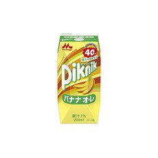 모리나가 바나나오레 200ml 종이팩 음료 음료 상온 보존 × 24병, 24개