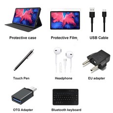 [lenove] 레노버 태블릿 PC lenovo tab p11 plus 6gb 128gb 11 inch 2k screen, p11 플러스 와이파이, 키보드 패키지