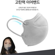미려한 디자인과 딱 잡아주는 핏 국내산 4중구조 성인용 2D 새부리형 컬러마스크, 혼합형