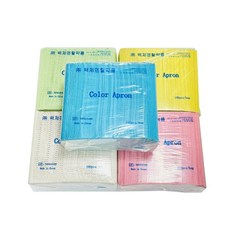 1회용 에이프런 컬러 에이프런 병원 피부과 정형외과 치과 에이프런 앞치마 1회용 에이프런 앞치마, 500개, 그린