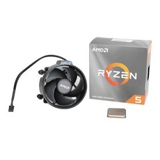 AMD 라이젠 5 4500 프로세서3.6GHz 6코어 소켓 AM4 레이스 쿨러 포함 105277 - amdryzen55600x