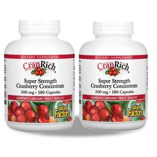 내추럴팩터스 크랜리치 슈퍼스트렝스 크렌베리 500MG Capsules180 2개, 180정