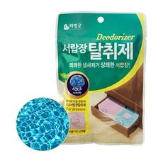 리빙굿 서랍장 탈취제 아쿠아향 본품, 2g, 30개