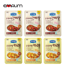 일동후디스 키요 순우리쌀 간짜장 80g 3개, 1세트, 간짜장3개+카레3개, 480g