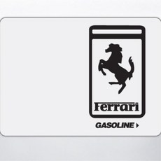 페라리 브랜드로고 자동차꾸미기 주유구스티커 혼유사고방지 주유기 렌트카