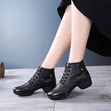 여성 재즈화 라인댄스 부츠 스포츠댄스화 줌바신발, 41, 레드