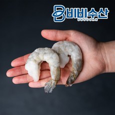  비비수산 흰다리새우 감바스 생 칵테일새우, 1kg (80~99미) 소, 1개 