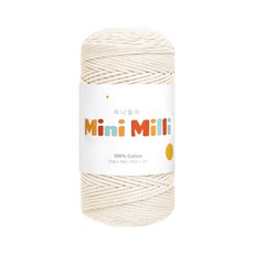  울클럽 미니밀리 뜨개실 250g 1볼 703 아이보리 1개  상품 이미지