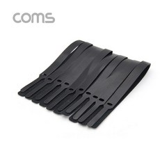 대형 대 10pcs 정리선 벨크로 색깔 얇은케이블타이 Black 315mm !Lzus, 1개