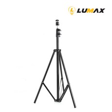 LUMAX 3단 멀티 삼각 알루미늄 스탠드 LT190, 블랙, 1개