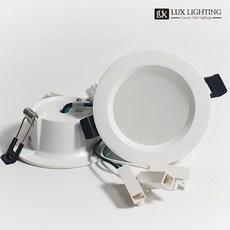 DAYON 데이온 골타입 계단형 3인치 8W LED 다운라이트 매입등, 심플타입 (슬림), 주백색-밝은노란색, 1개