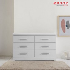 라자가구 위드 루시르 와이드서랍장 jy055 서랍장, 화이트