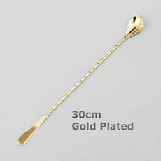 스터 칵테일 섞는거 스터스틱 바 스푼 호프만 바텐더 전문, 12) Gold Plated 30cm, 1개