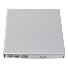cd 리더기 롬 휴대용 외장 광학 드라이브 DVD ROM USB 2.0 CD/DVD CD RW 플레이어 odd 슬림 리더 레코더 노트북 컴퓨터용, WHITE, 한개옵션1, 01 WHITE