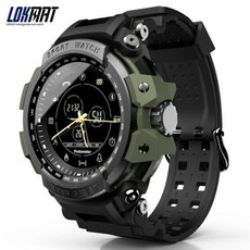 LOKMAT 스마트 워치 MK28 피트니스 Smartwatch 스포츠 트랙 스톱워치 IP68 방수 블루투스 메시지 알림 안드, 03 Green Smart Watch