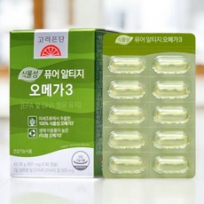 고려은단 식물성 퓨어 알티지 rTG 오메가3 60캡슐, 2개, 60정