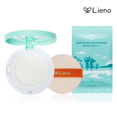 lieno watery big sun cushion 본품+리필 세트, 1개 1개