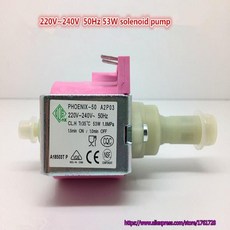 새로운 220 v-240 v 50 hz 53 w 솔레노이드 펌프 피닉스 50 커피 기계 바닥 청소 기계 전자기 펌프 ~~, 한개옵션0