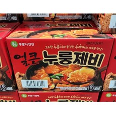 이가자연면 얼큰 누룽제비 수제비 133.5g x 6개입 코스트코, 801g, 1개